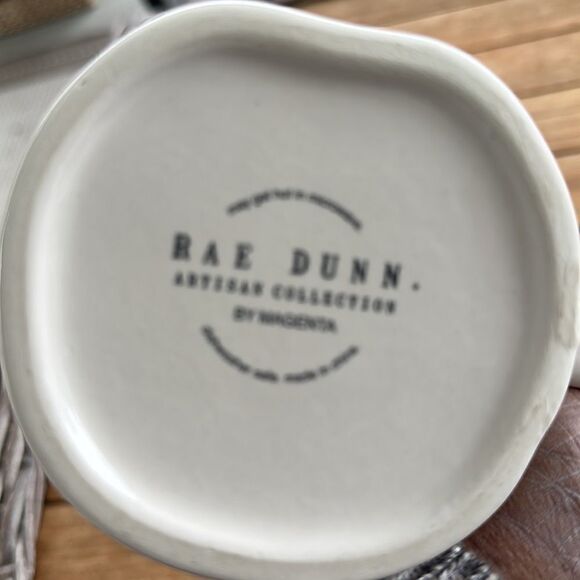 Rae Dunn Artisan Collection White Ceramic Large Letter “Early Bird” Mug. 16oz - Picture 5 of 5